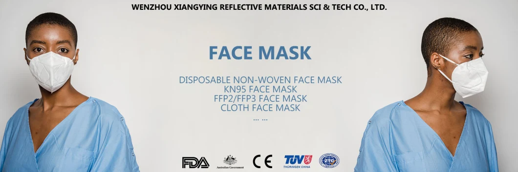 Colorful Mask High Quality Disposable Protective Face Mask En149: 2001+A1: 2009 FFP2 Nr