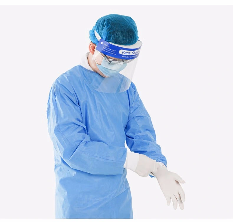 CE Medical Disposable Non-Sterile Reinforced Surgical Gowns Polypropylene Isolation Gown