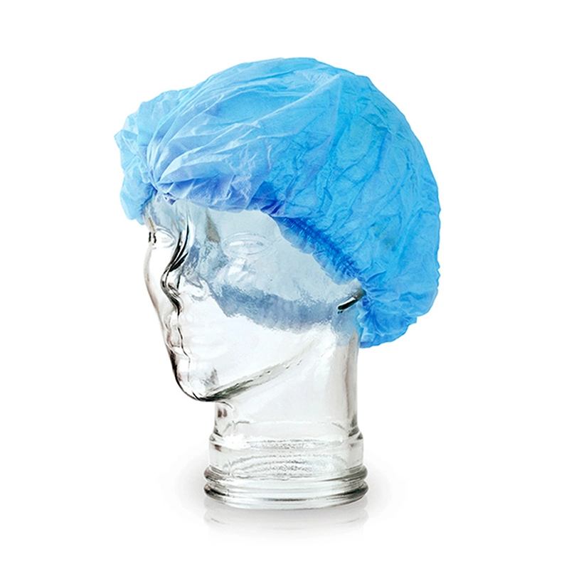 Medical Disposable Non-Woven Clip Cap Mob Cap Hospital Bouffant Cap Mop Cap