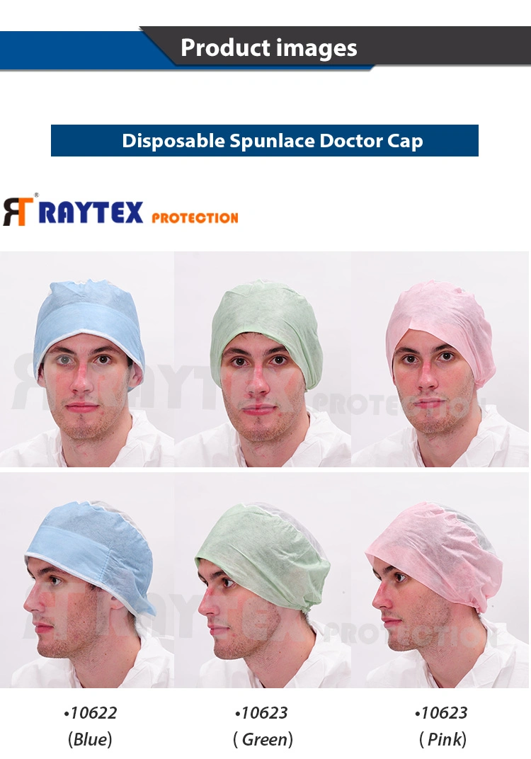 Disposable Nonwoven SMS PP Surgeon Disposable Doctor Operation Surgical Cap