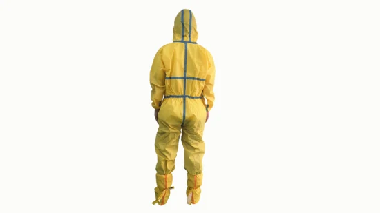 Guardwear OEM Tipo 5/6 Resistente all'olio Resistente agli acidi Materiale durevole di alta qualità Tute protettive monouso Tute protettive da laboratorio